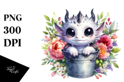 Cute Baby Dragon PNG Product Image 1
