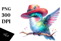 Baby Hummingbird Hat Cute Wings Clipart Product Image 1