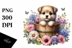Cute Baby Dog PNG Product Image 3