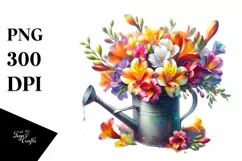 Colorful Sprinkling Can | Watercolor Clipart Product Image 3