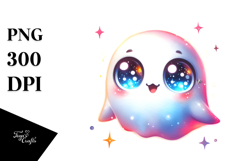 Glowing Baby Ghost, Colorful PNG Product Image 1