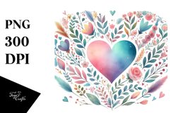 Pastel Heart, PNG Product Image 1