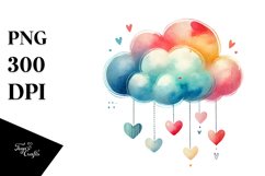 Cloud Hearts PNG Product Image 1