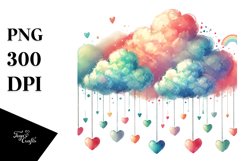 Cloud Hearts PNG Product Image 1