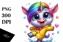 Goofy Baby Unicorn Dancing PNG Product Image 3