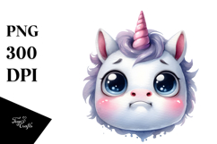 Cute Baby Unicorn PNG Product Image 1
