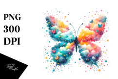 Colorful Butterfly PNG Product Image 1