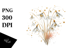 Ethereal Snowdrop PNG Product Image 1