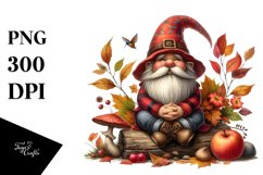 Autumn Gnome PNG Product Image 3