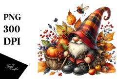 Autumn Gnome PNG Product Image 1