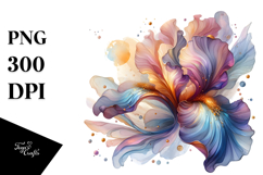 Abstract Pastel Shiny Iris, 20 oz Tumbler Product Image 1
