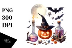 Simple Halloween Alchemist Clipart Product Image 3