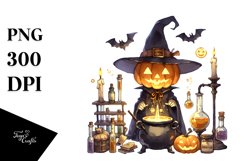 Simple Halloween Alchemist Clipart Product Image 3