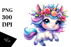 Dancing Baby Unicorn PNG Product Image 1