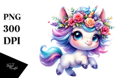 Dancing Baby Unicorn PNG Product Image 1