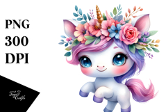 Dancing Baby Unicorn PNG Product Image 1