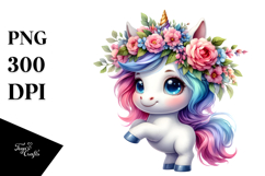 Dancing Baby Unicorn PNG Product Image 1