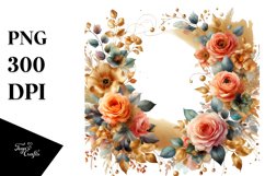 colorful abstract frame clipart Product Image 3