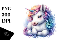 Baby Unicorn, Transparent PNG Product Image 1