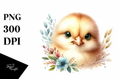 Cute Baby Chicken, Transparent PNG Product Image 1