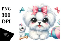 Baby Maltese, Transparent PNG Product Image 1