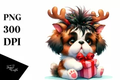 Crazy Haircut Saint Bernard, Summer PNG Product Image 3