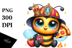 Baby Bee Pizza PNG Product Image 1