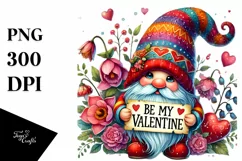 Cute Gnome with Detailed Hat PNG Product Image 1