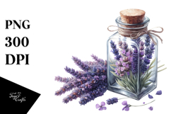 Colorful Lavender Bottle | Clipart Product Image 1