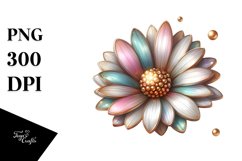 Watercolor Splash Daisy | Clipart Product Image 3