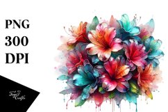 Abstract Shiny Azalea Sublimation Clipart Product Image 3