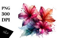 Abstract Shiny Azalea Sublimation Clipart Product Image 3