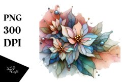 Wooden Small Stained Begonia PNG Product Image 1