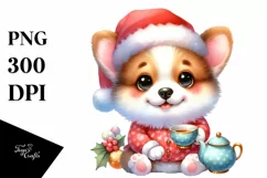 Expressive Baby Pembroke Welsh Corgi PNG Product Image 3