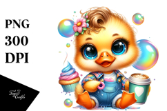 Baby Duck Coffee Cup PNG Product Image 1