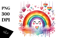 Colorful Smiling Tree PNG Product Image 1