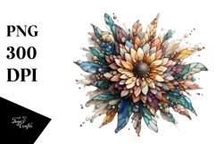 Abstract Stained Chrysanthemum Product Image 1