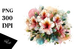 Watercolor Stained Azalea Product Image 1