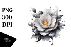 Abstract Glossy Camellia Product Image 1