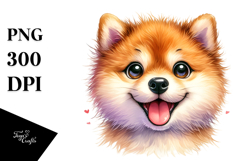 Happy Cute Shiba Inu Baby, Transparent PNG Product Image 1