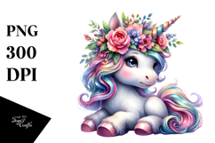 Revolted Baby Unicorn, Transparent PNG Product Image 1