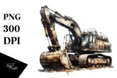 Dirty Escavator, High-Res PNG Product Image 1