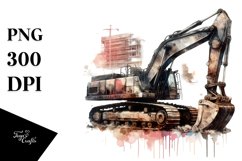 Dirty Escavator, High-Quality PNG Product Image 1