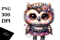 cute Baby Owl PNG Product Image 1