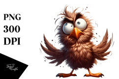 Quirky Bird with Sunglasses PNG Product Image 1
