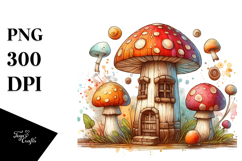 Pastel Mushroom PNG Product Image 1