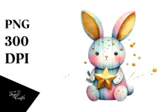 Abstract Shiny Bunny Made of Wood JPEG Product Image 1