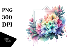 Colorful Rhododendron Diamond PNG Product Image 1