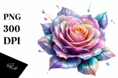 Detailed Shiny Rose Transparent PNG Product Image 1