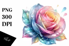 Detailed Shiny Rose Transparent PNG Product Image 3